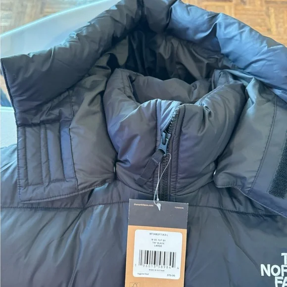Womens Northface oversized puffer jacket - BLACK - Picture 6 of 11